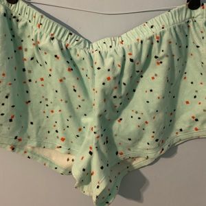 Women’s SO Pajama Shorts Size XL Aqua Green